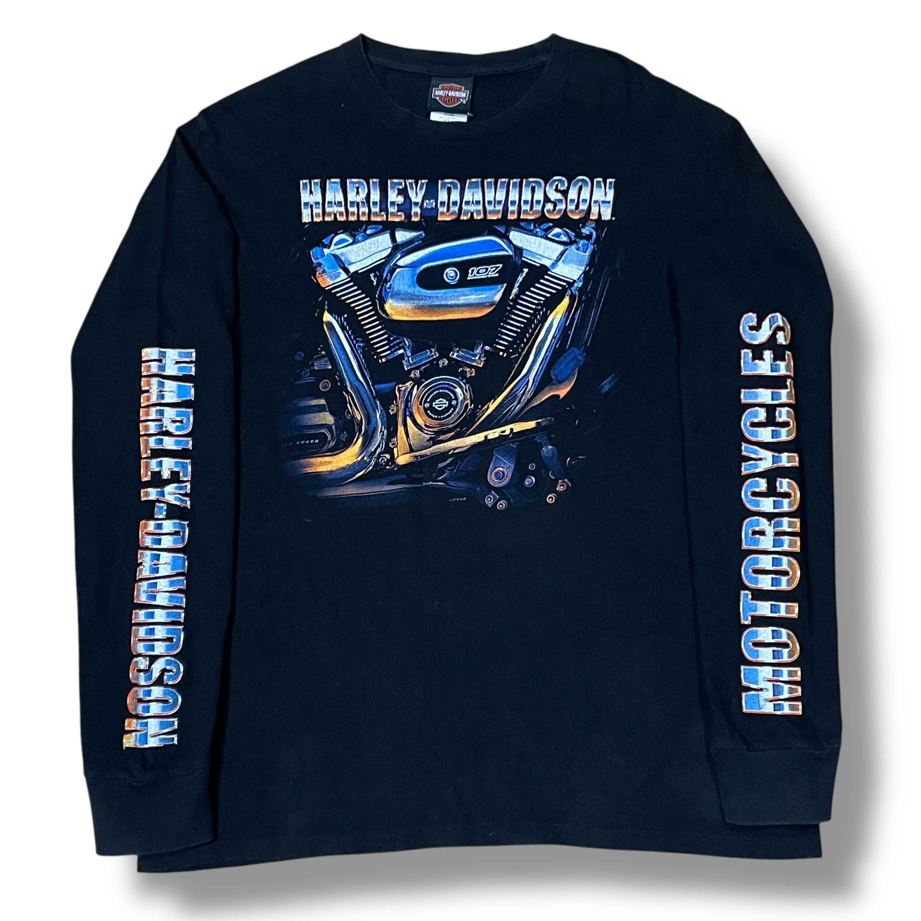 XL】【90年代】Harley-Davidson ハーレーダビッドソン USA製 プリントT