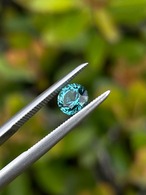 ラグーントルマリン 5.3x5.3x4.0mm, 0.64ct, ナミビア産