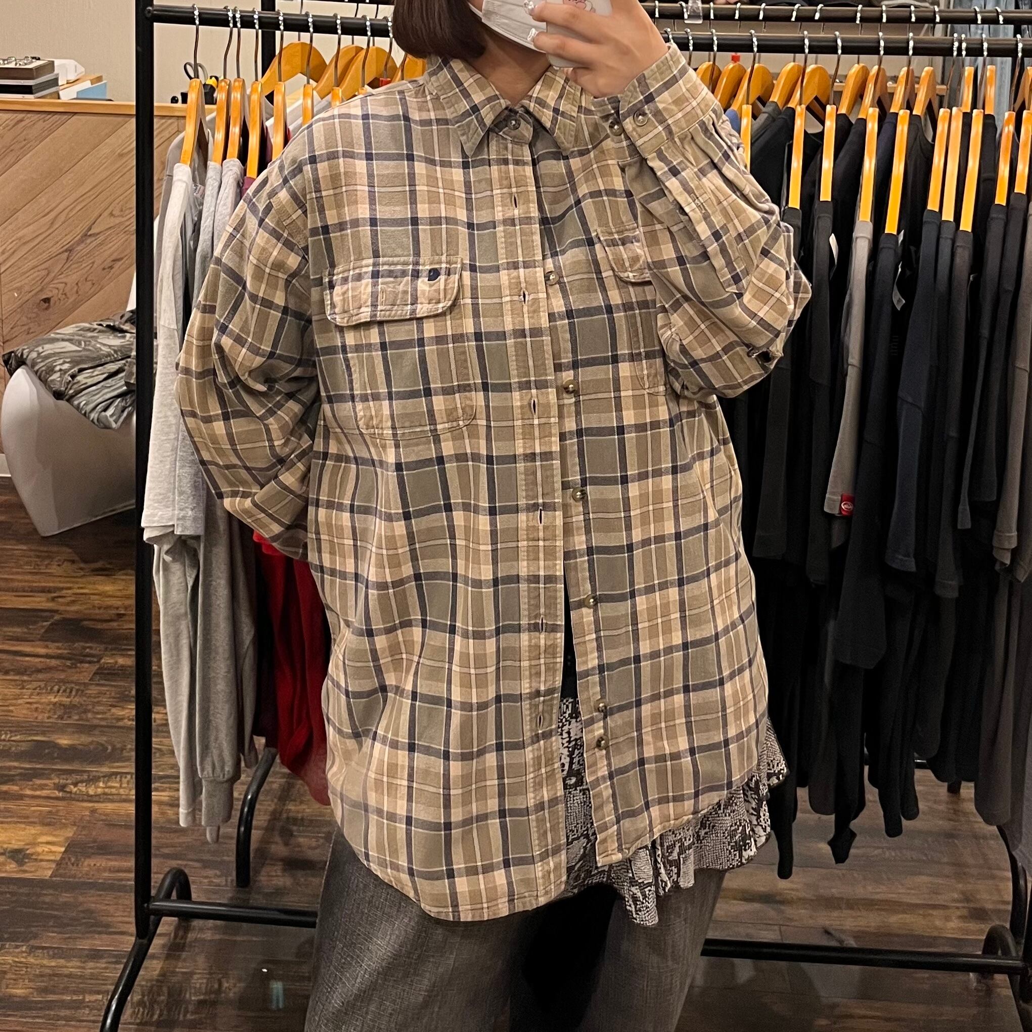 Carhartt flannel shirt】／ カーハート ネルシャツ | 古着屋KAKAVAKA