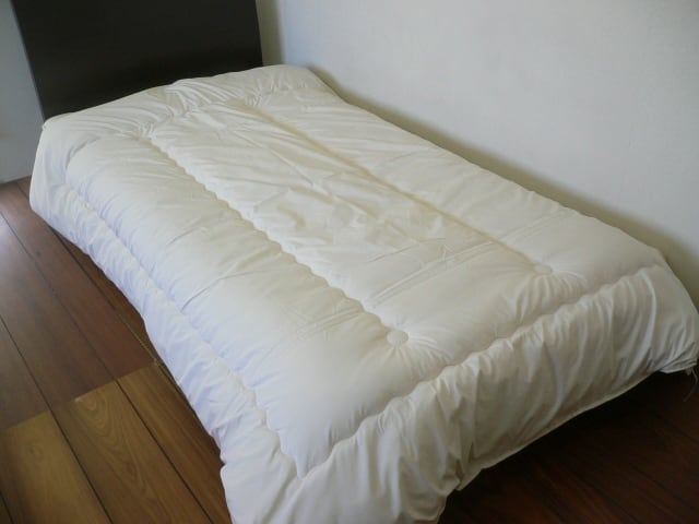 羊毛混 掛け布団 ダブルロング 190×210cm 日本製 フランス産ウール50