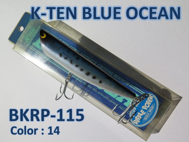 Tackle House K-TEN Blue Ocean Ripple Popper  BKRP 115   F-L74-04
