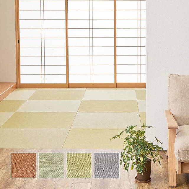 【萩原の畳屋さんシリーズ】DIY用薄畳 いつき 2枚組 82×82×1.3