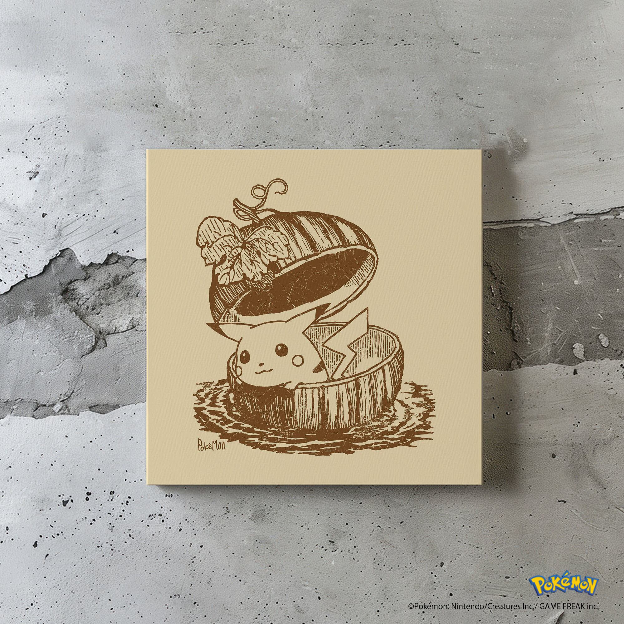 アートパネル ポケットモンスター ポケモン ピカチュウ 筆書き B17