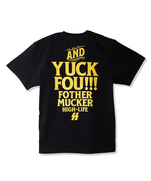 2023 YUCK FOU! Short Sleeve T-shirt 【BLACK】
