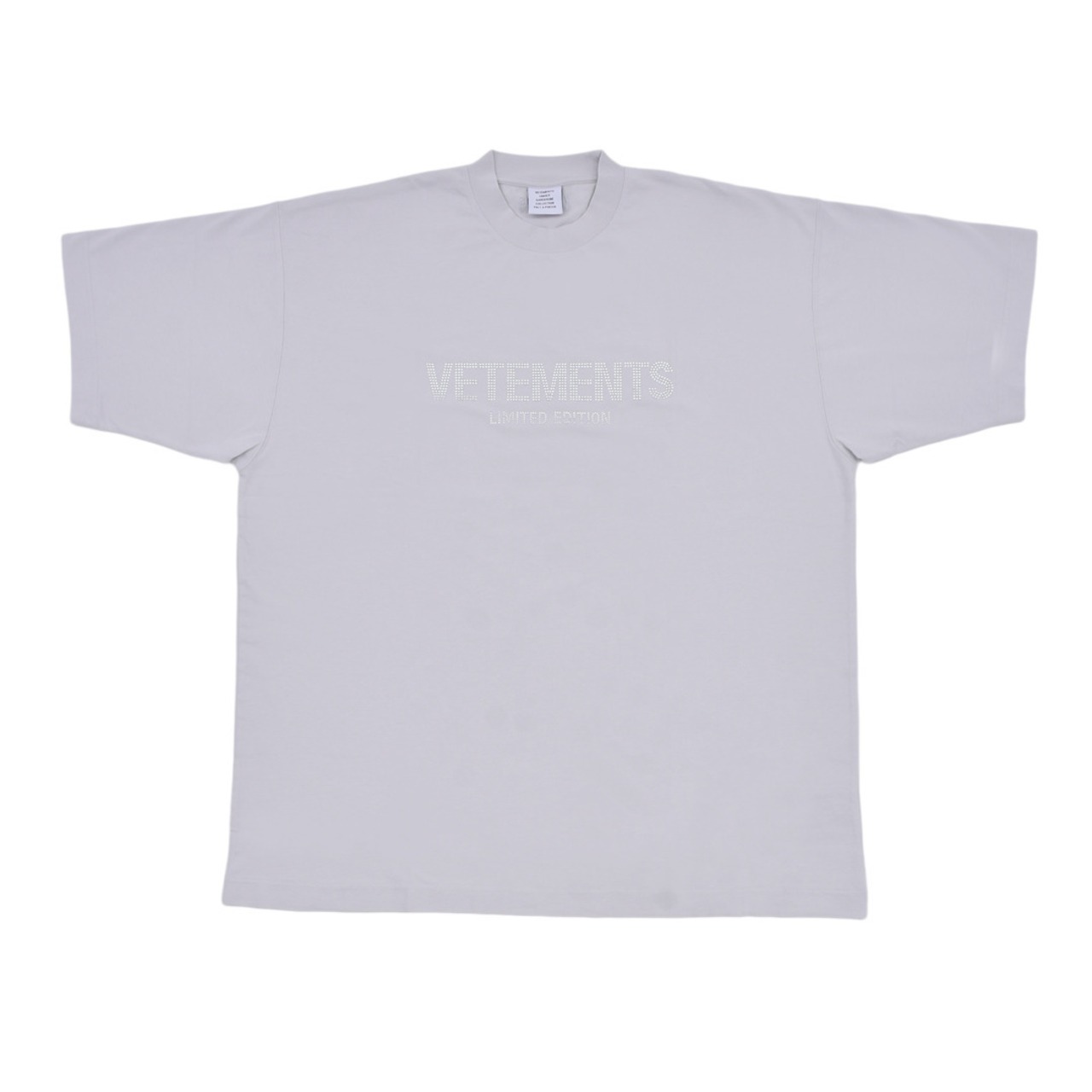 【VETEMENTS】LIMITED EDITION CRYSTAL LOGO T-SHIRT - 9