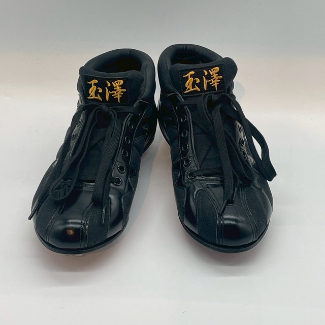 【スパイク】玉澤 TKE-HFS3 ブラック  アッパー：カンガルー×ヌバック ソール：牛革＋三角金具｜タマザワ