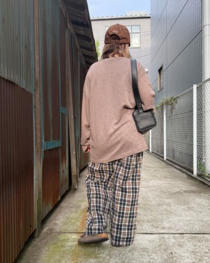 calm sheer knit pullover <2color>