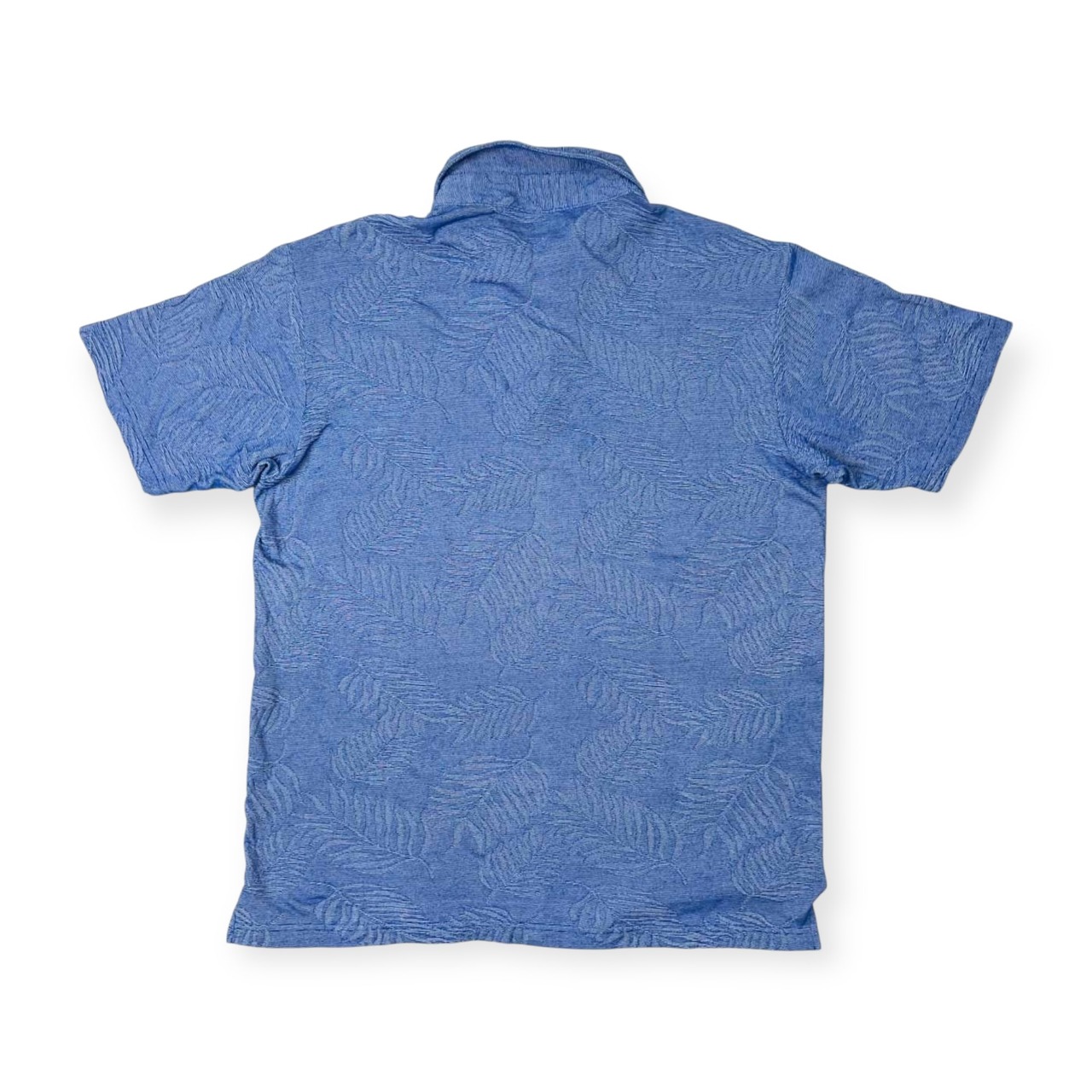 TRANS CONTINENTS GOLF トランスコンチネンツ ゴルフ 総柄 半袖 ポロシャツ サイズ LL /メンズ/ブルー系