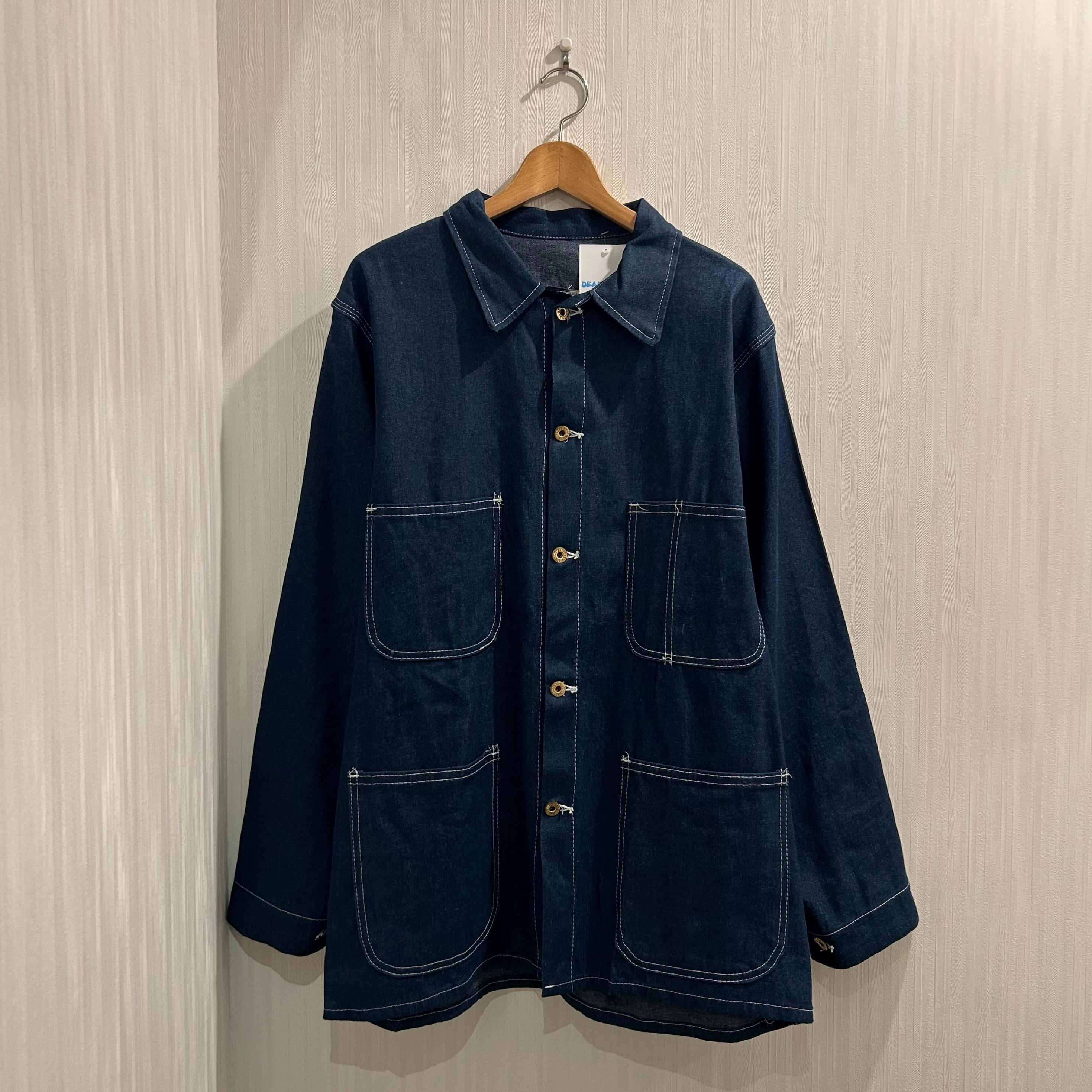 Dead Stock!! 1980s UNIVERSAL OVERALL Denim Cover All