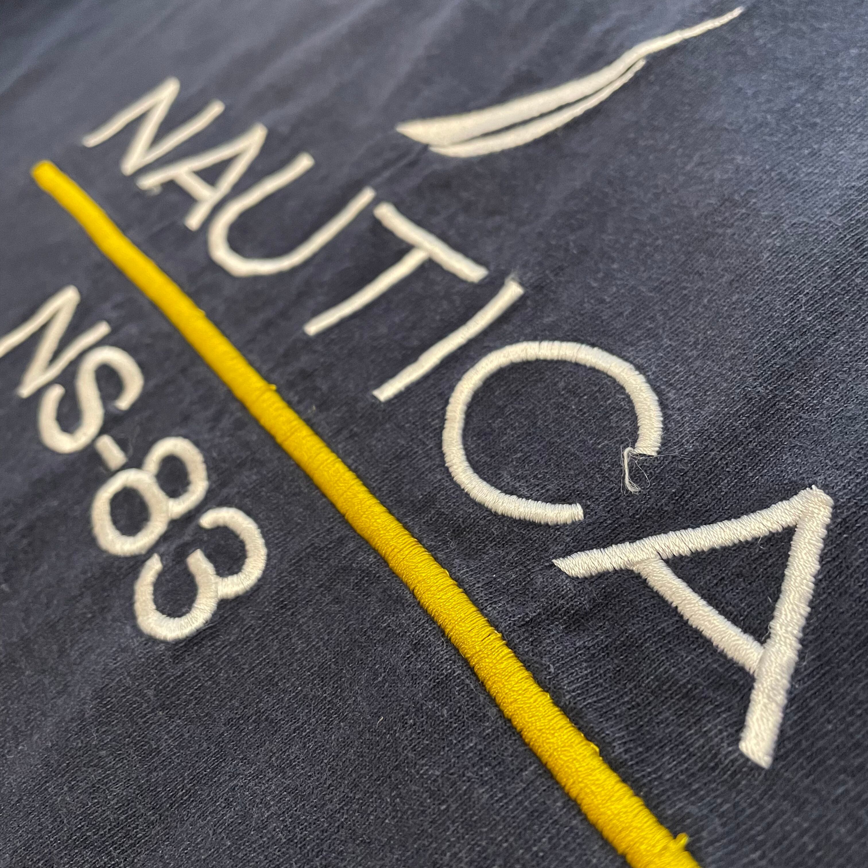 NAUTICA】刺繍ロゴ 半袖 Tシャツ ノーティカ XL ビッグサイズ オーバー ...