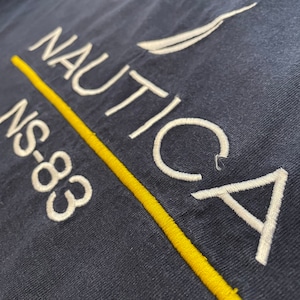 【NAUTICA】刺繍ロゴ 半袖 Tシャツ ノーティカ XL ビッグサイズ オーバーサイズ US古着 アメリカ古着