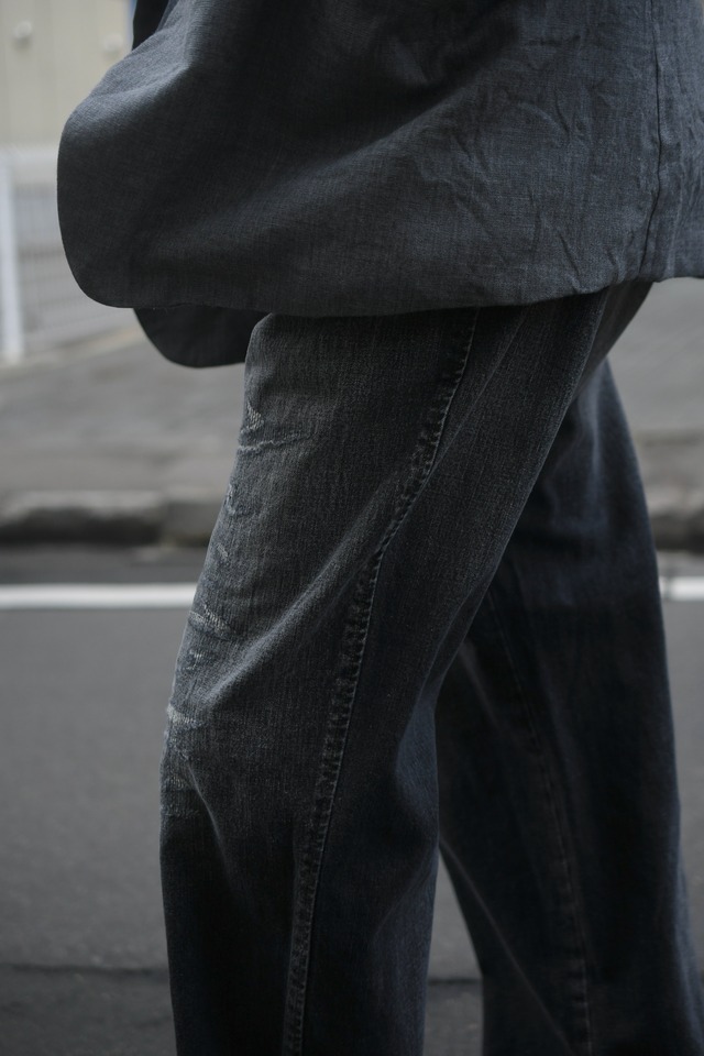 OUTIL / PANTALON MAGLIOC (FADED BLACK REPAIR)