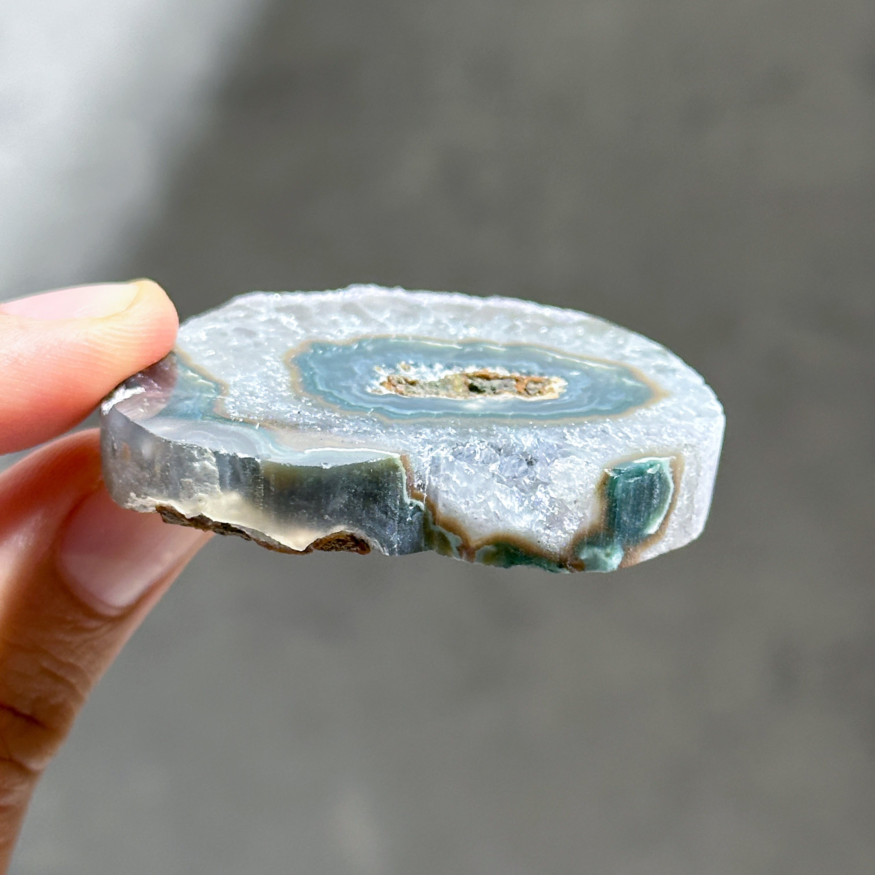 アゲート×アメジスト ハート85◇ Agate× Amethyst ◇天然石・鉱物