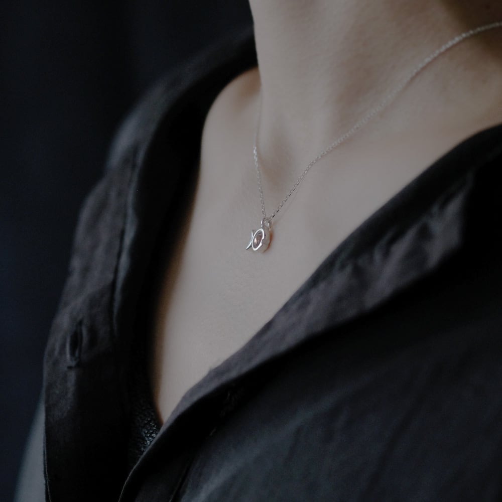 バイカラー 魚 ネックレス シルバー925 | クラウドジュエリー