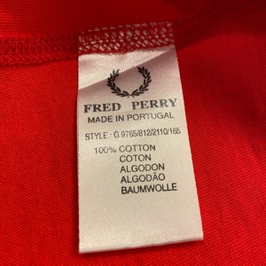 古着【FRED PERRY】フレッドペリー　ノースリーブシャツ　ポルトガル製