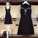 【大きいサイズL-4XL】【秋冬新作】ファッションワンピース♪ブラック/カーキ2色展開◆sbotv-92837