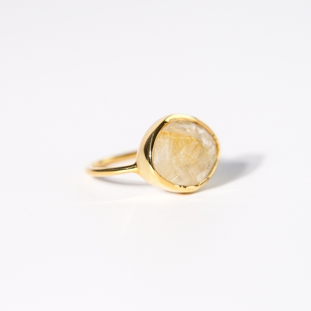 【11号-B】ルチルクォーツ リング