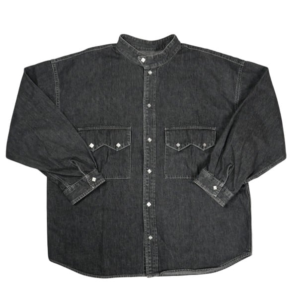 Size【L】 TENDERLOIN テンダーロイン DENIM SHT SNAP BUTTON BLACK