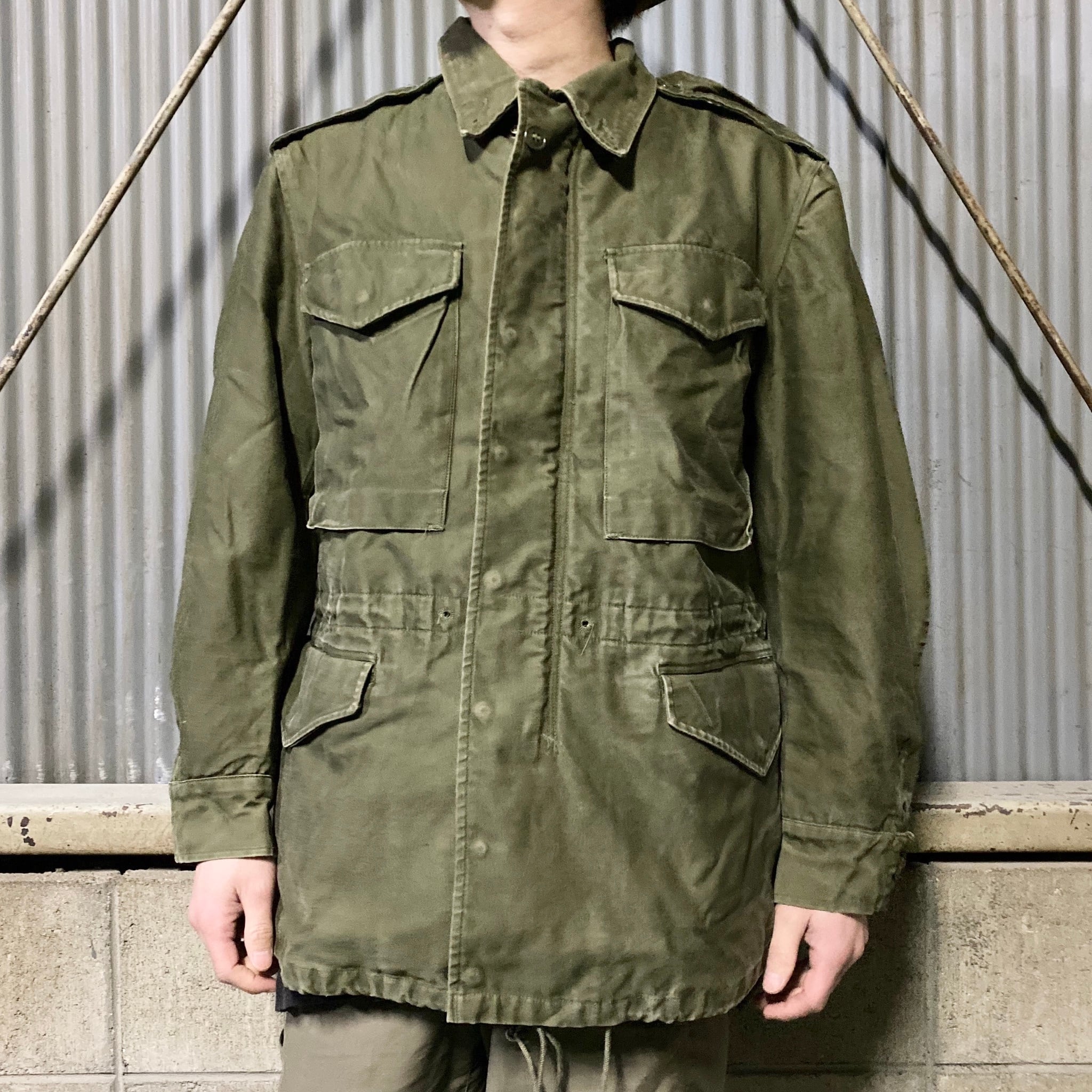 61年納品 60年代 ビンテージ U.S.ARMY 米軍実品 M-51 ミリタリー フィールドジャケット SMALL SHORT メンズM相当 古着  60s ヴィンテージ【ミリタリージャケット】【VTG】 | cave 古着屋【公式】古着通販サイト