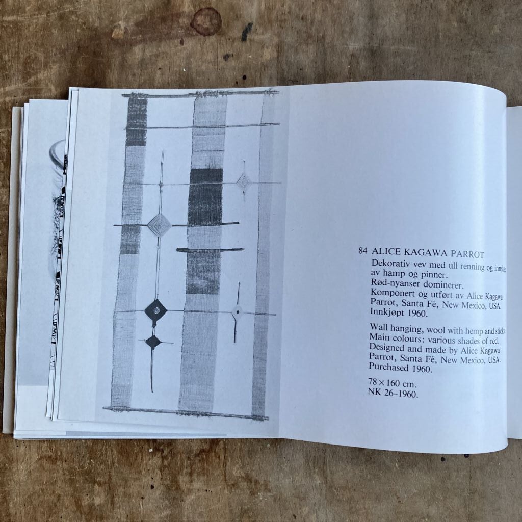 ノルウェーの国立工芸博物館が1946－1979年の間仕入れた物の