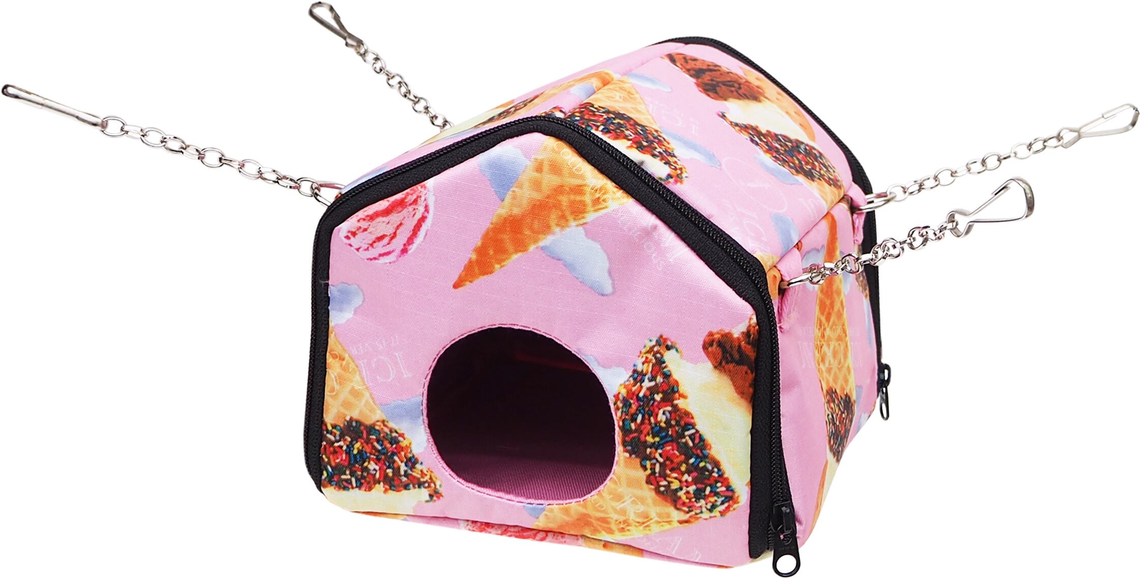 【小動物】アイスクリームのおうち ピンク