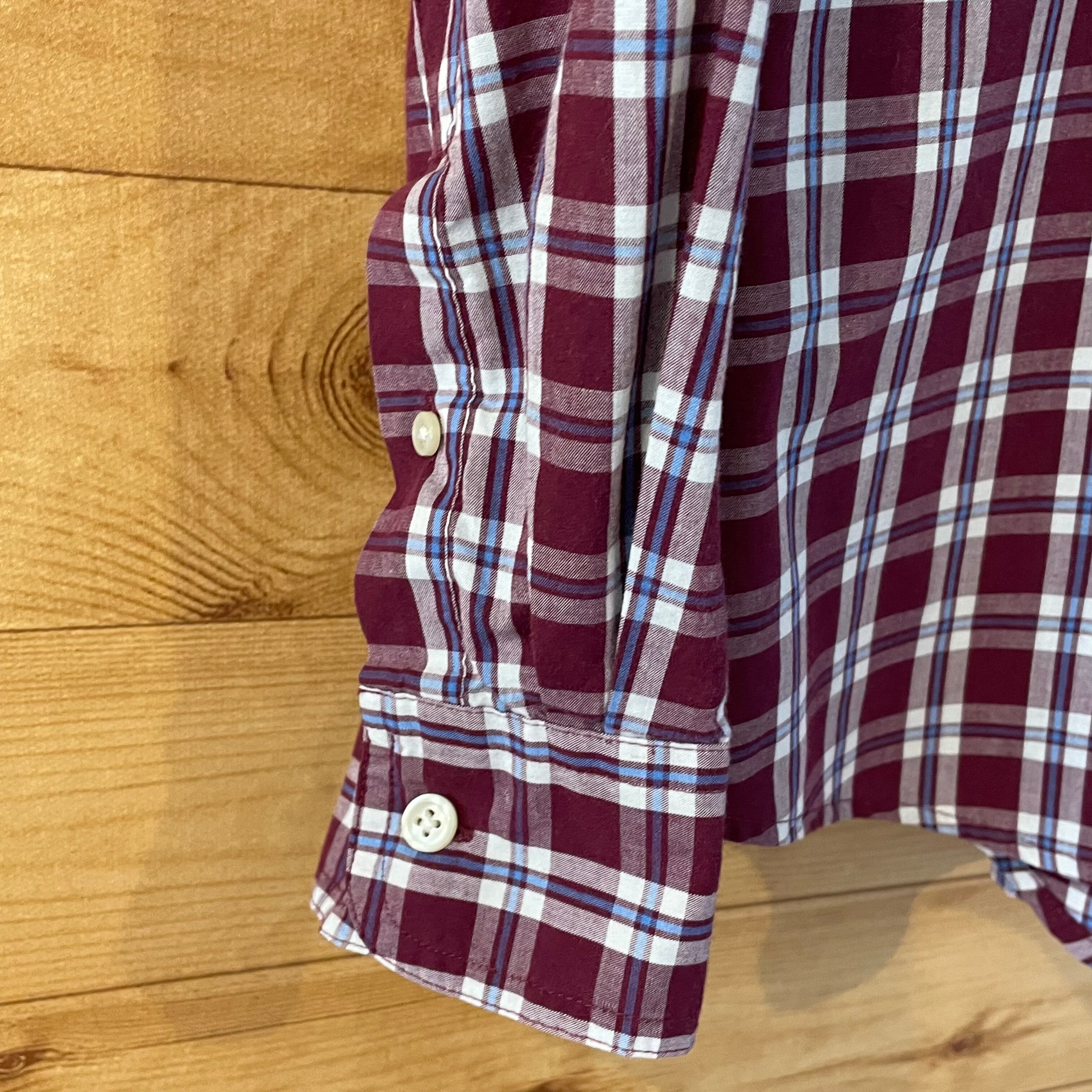 CHAPS 無地シャツ　長袖　　ワンポイント　人気　オーバーサイズ　b70