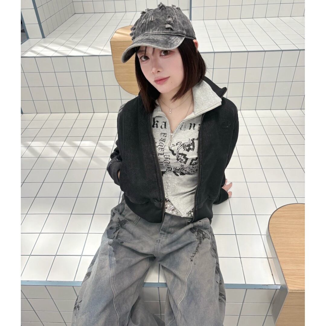 金曜17時まで▷877円OFF！】WASHダメージデニムキャップ