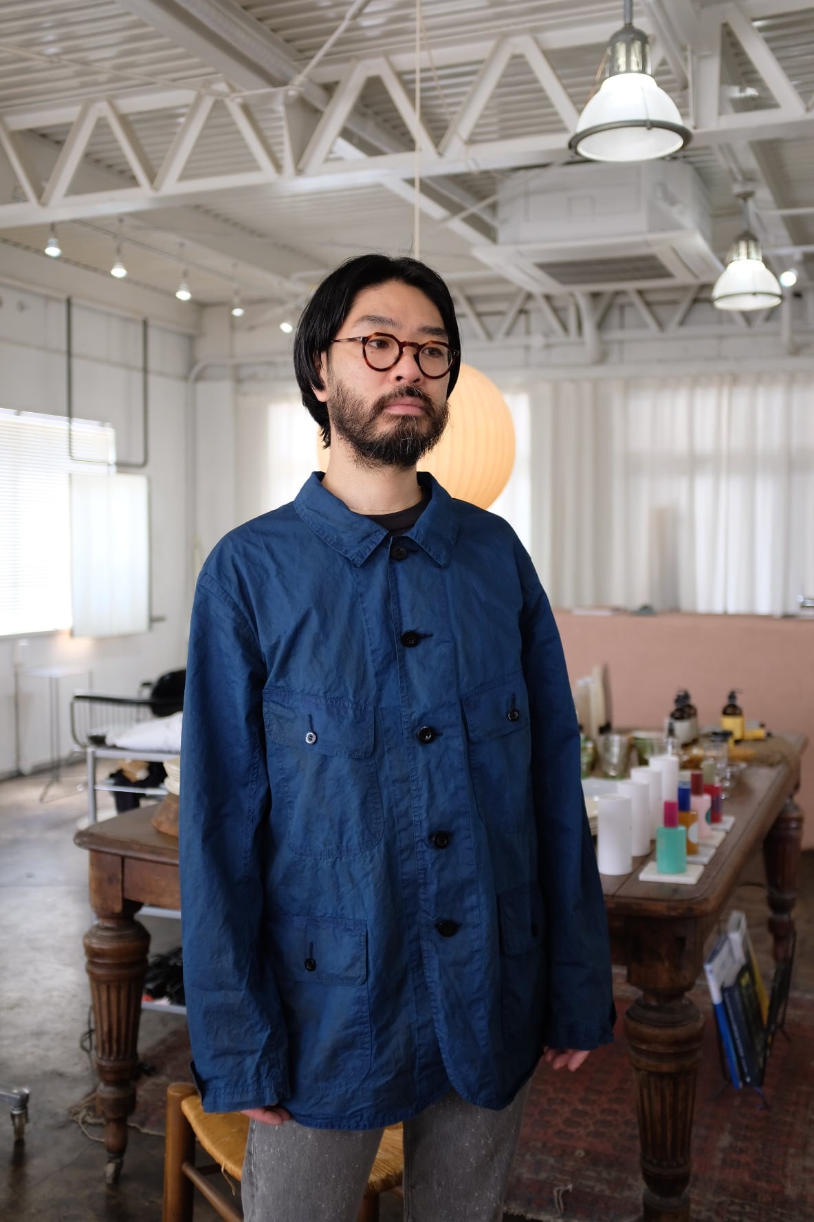 OUTIL]VESTE VOLX /BLACK INDIGO | YES-姫路の美容院と服のお店YES