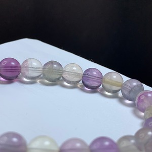 A89.可愛い色合い☆フローライト ブレスレット