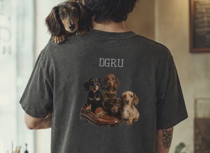 Dachshund Loafer Club Vintage Tee