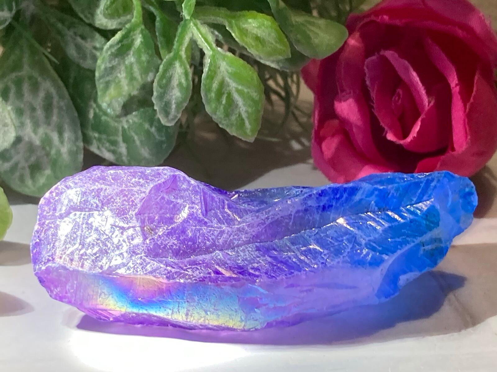 チャネリング✨ ヒマラヤ マニカラン産 ピンク水晶 原石 ラフストーン 