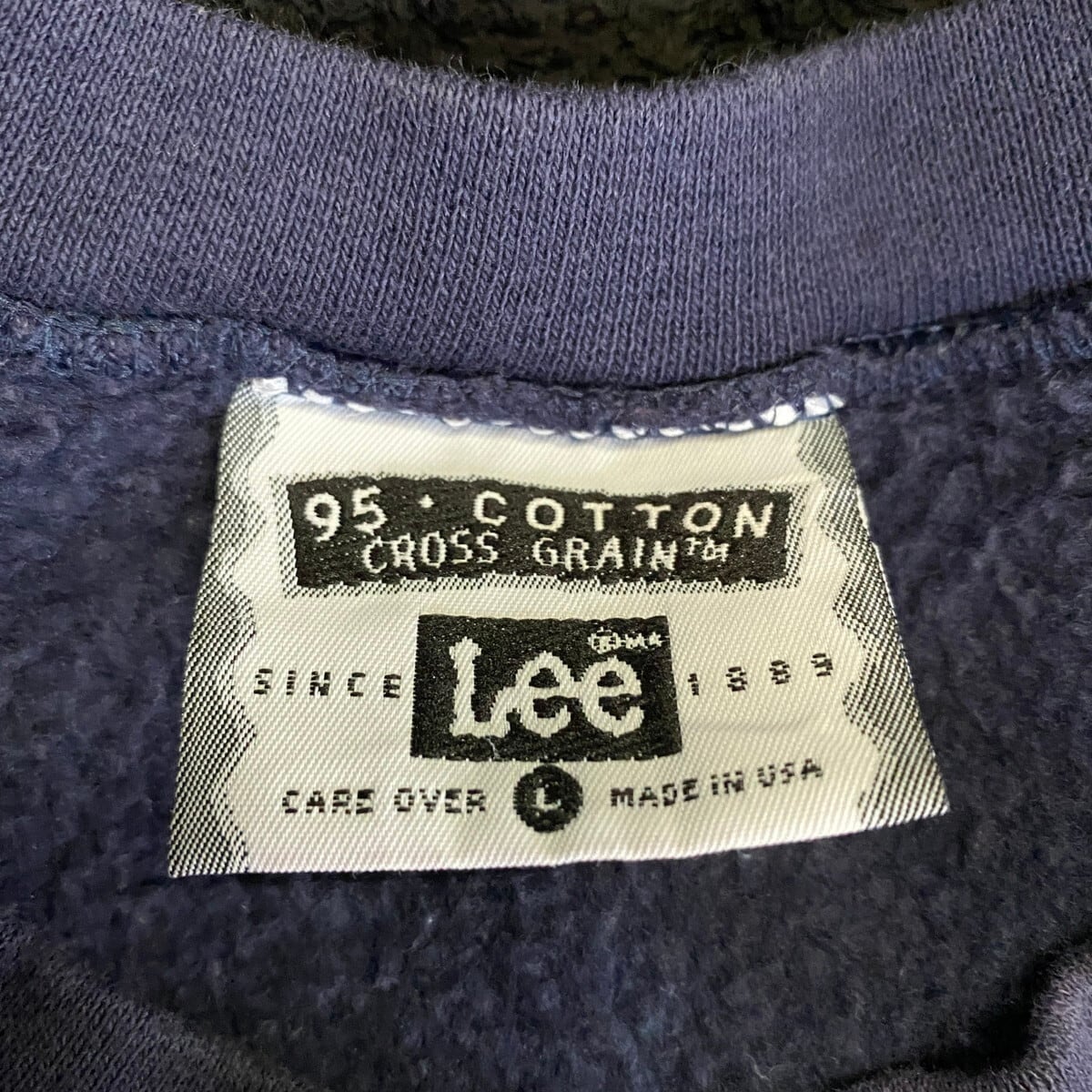 90s LEE ダメージスウェット USNAVY MADE IN USA - スウェット