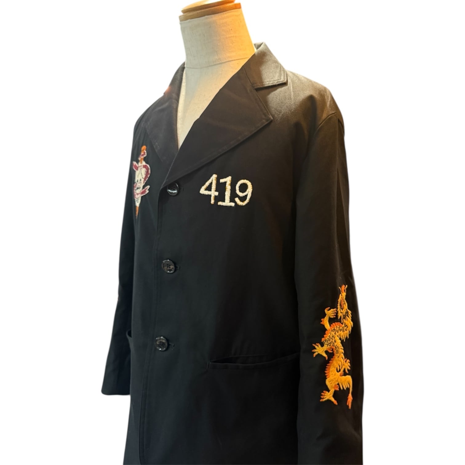 POP EYES / PRISON ART JACKET Black | -FLAGS 2nd booth- Schott