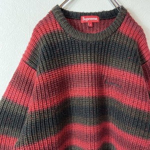 Supreme ombre border knit size M 配送A