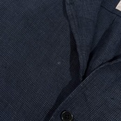 リネン100% STILL BY HAND スティルバイハンド リネン シャツ ジャケット 48/ネイビー系 メンズ