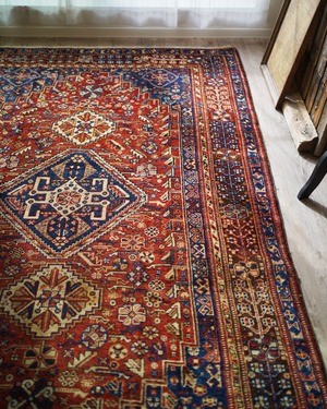 【068】Antique Persian Shiraz rug 1920's - 1930's