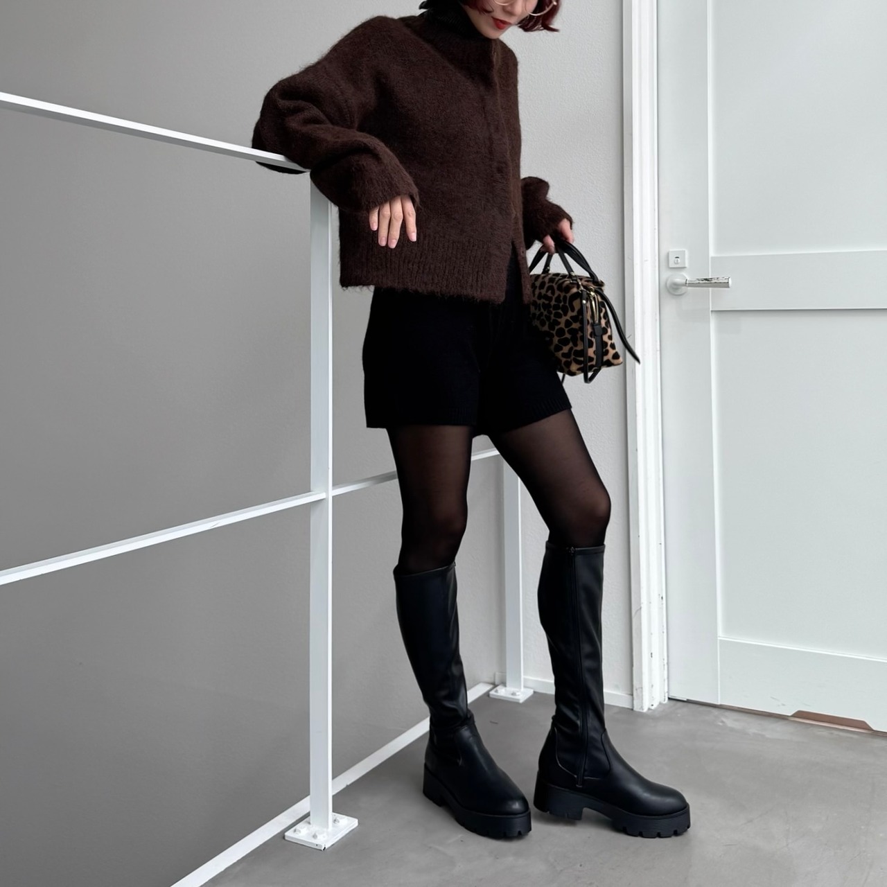 シャギーコンパクト2wayCD/ブラウン