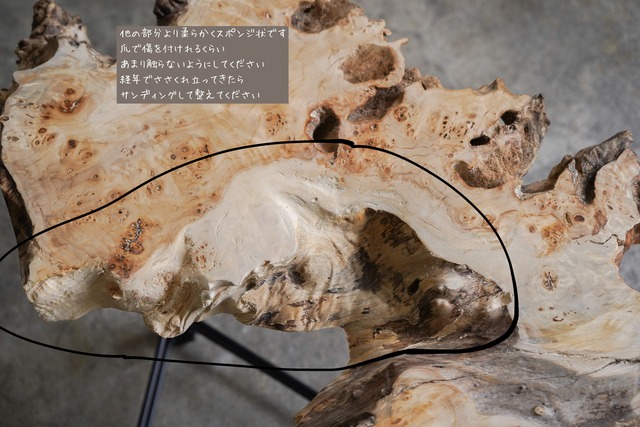 西洋箱柳のローテーブル