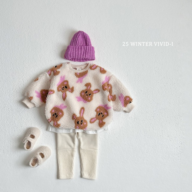 [即納M/L]≪VIVID-I≫Knit Leg Warmers Leggings ivory 30