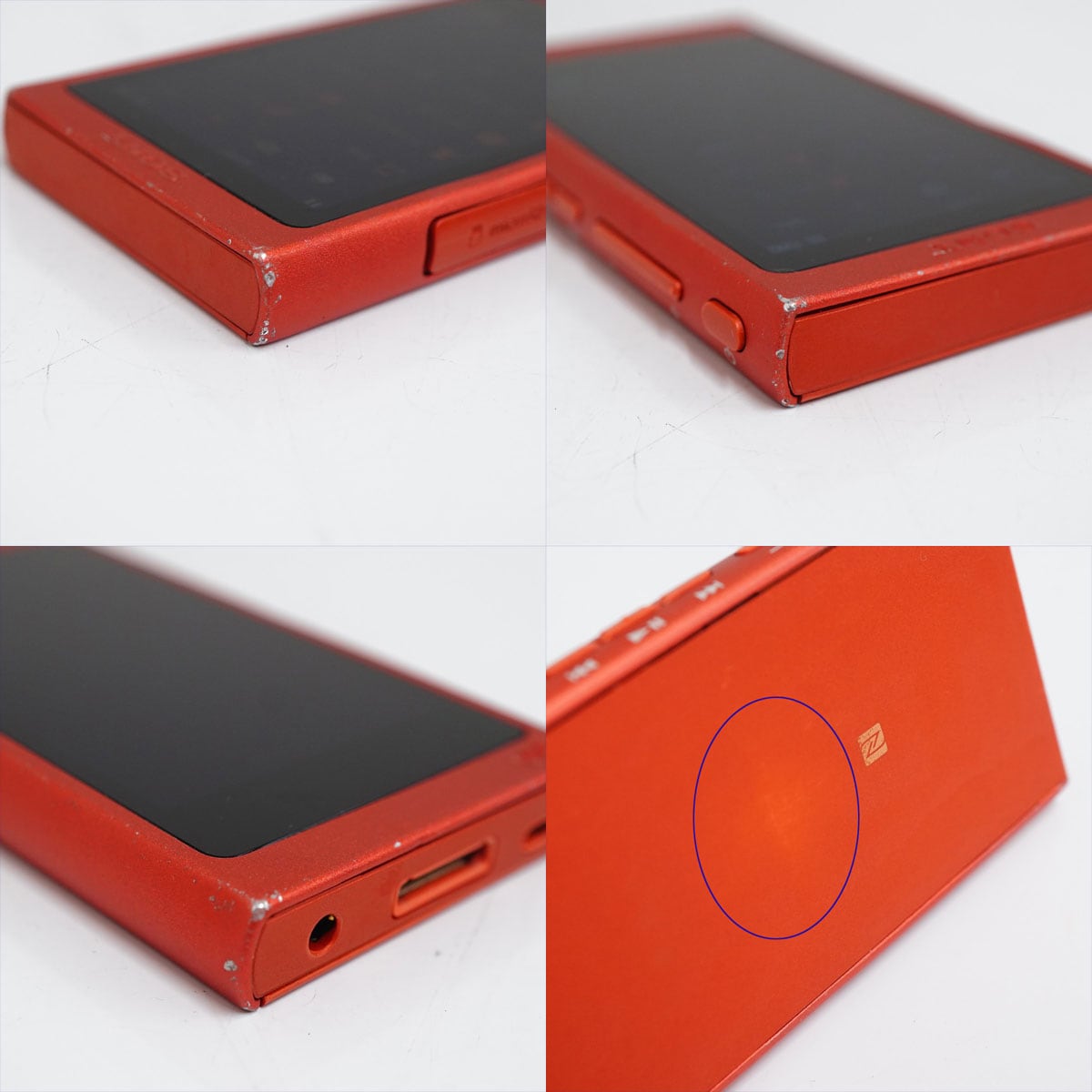 SONY ウォークマン NW-A45 16GB USED品 本体のみ トワイライトレッド