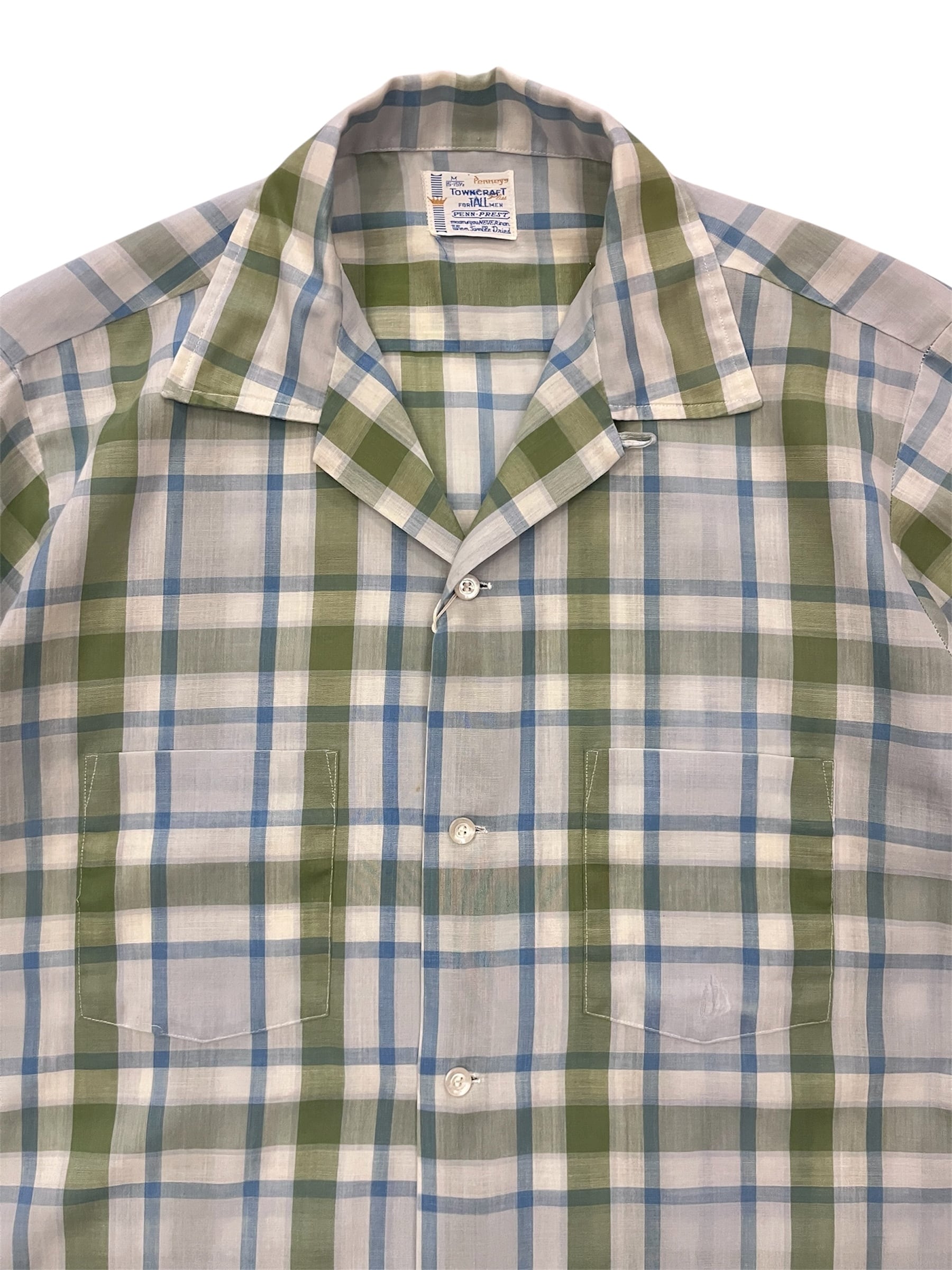 50s McGREGOR Rayon Gabardine Shirt 50年代 マクレガー レーヨン