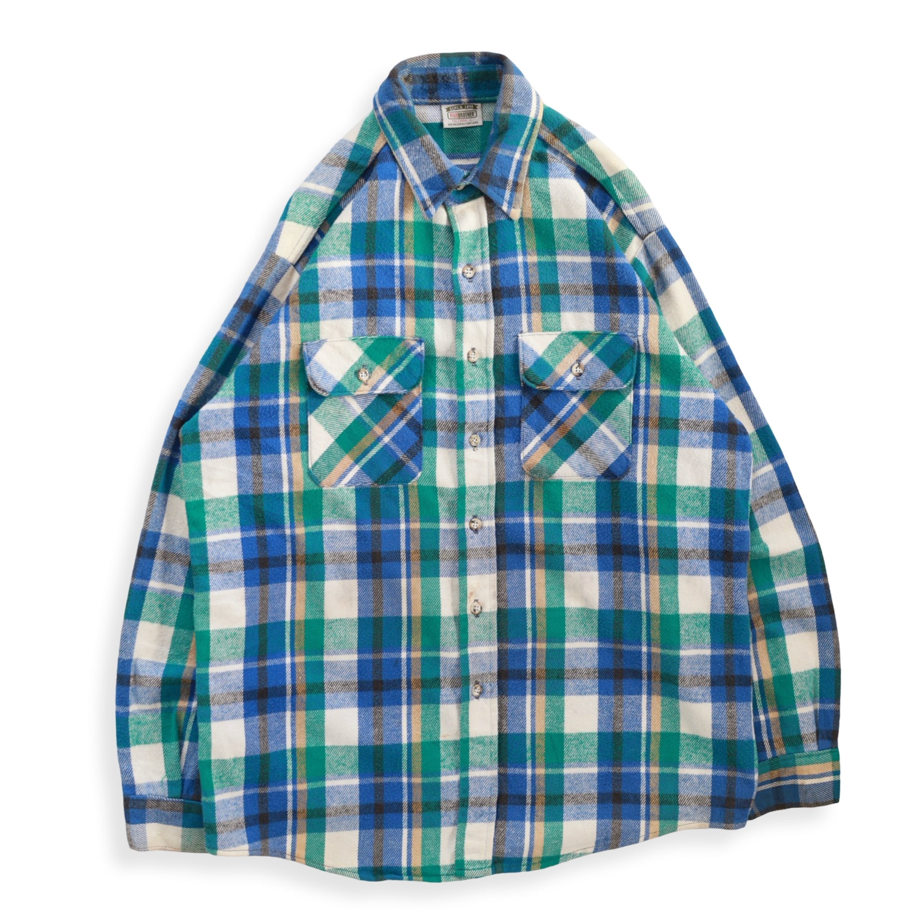 FIVE BROTHER Heavy Flannel Shirt