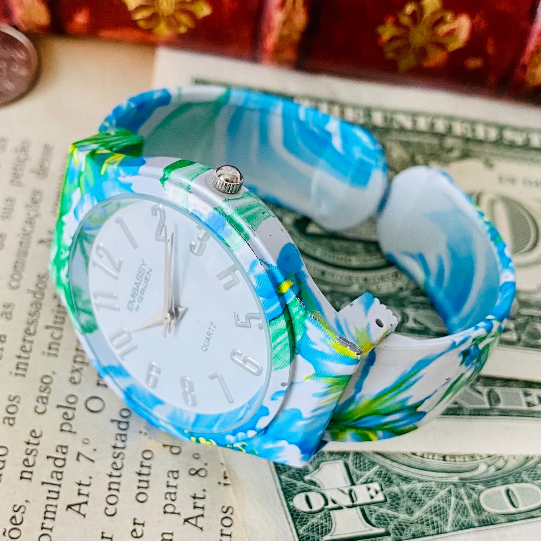 【高級時計グリュエン】Embassy by Gruen クォーツ 腕時計 レディース
