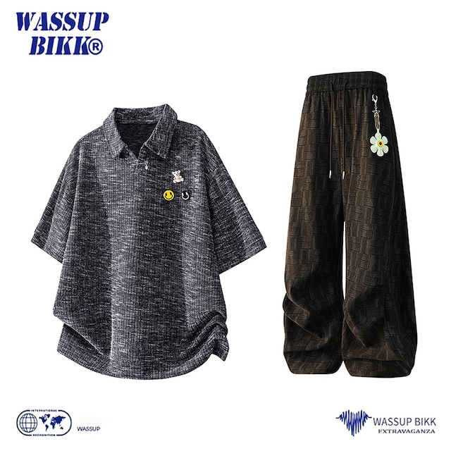 【WSシリーズ】★POLOシャツ★ 3color ユニセックス トップス 半袖 カジュアル メンズ 気質アップ