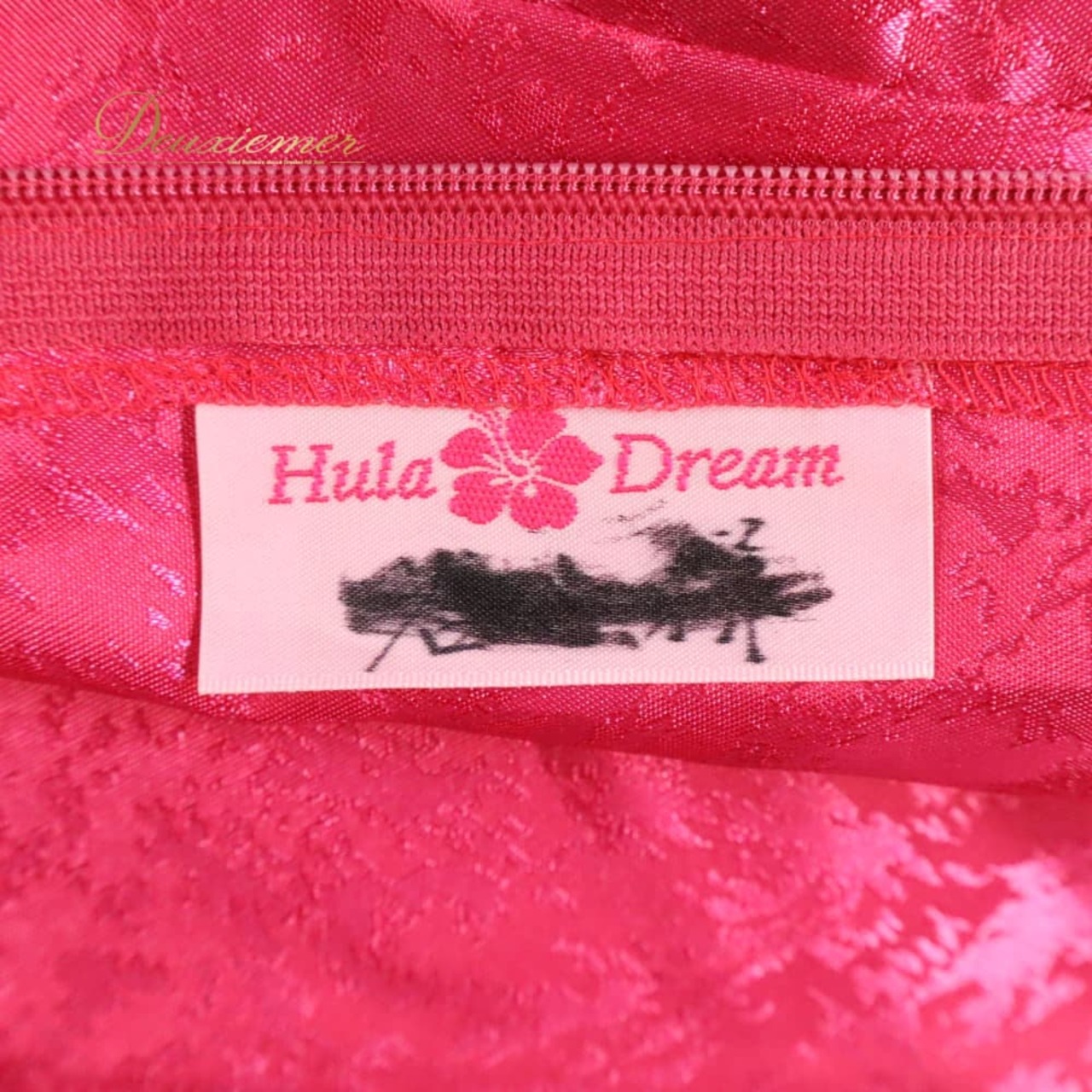 フラダンス 衣装 Hula Dream フラドリーム ワンピース ドレス ピンク系 チュール チュール袖 ビーズ スパンコール キラキラ 刺繍 半袖 ハワイアン アロハ フラ ダンス レッスン 練習 ハワイアンダンス 華やか 鮮やか かわいい おしゃれ ゴージャス ボリューミー 高級感
