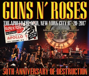 NEW GUNS N' ROSES 30th Anniversary Of Destruction   3CDR+1DVDR 　Free Shipping