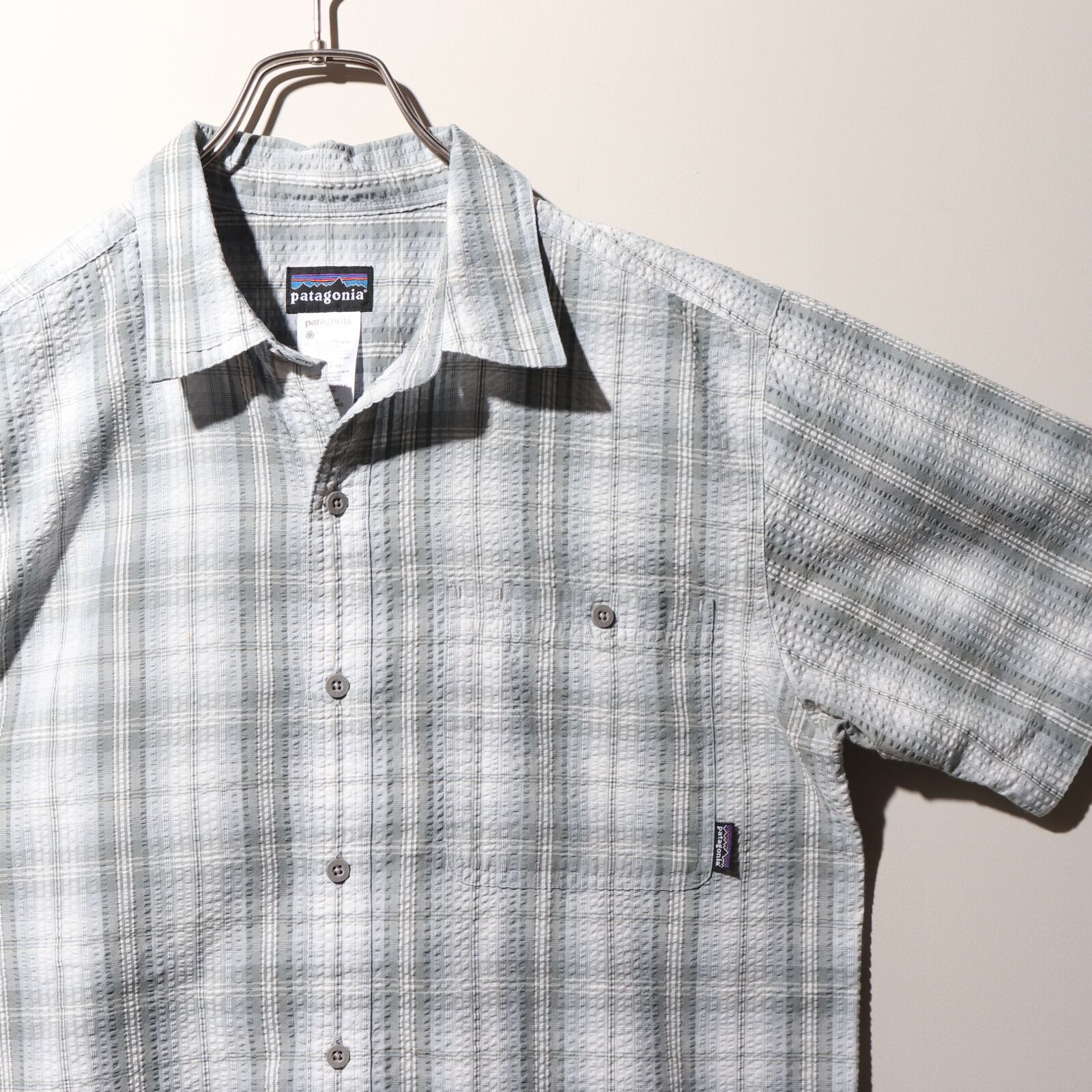 極美品 M 12年 Patagonia パッカーウェアシャツ パタゴニア グレー 