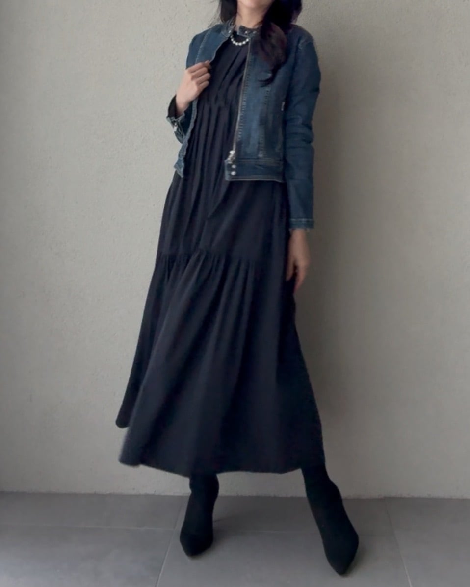 SELECT〉シアースイッチングスリーブギャザーワンピース 26069 | SYSORUS