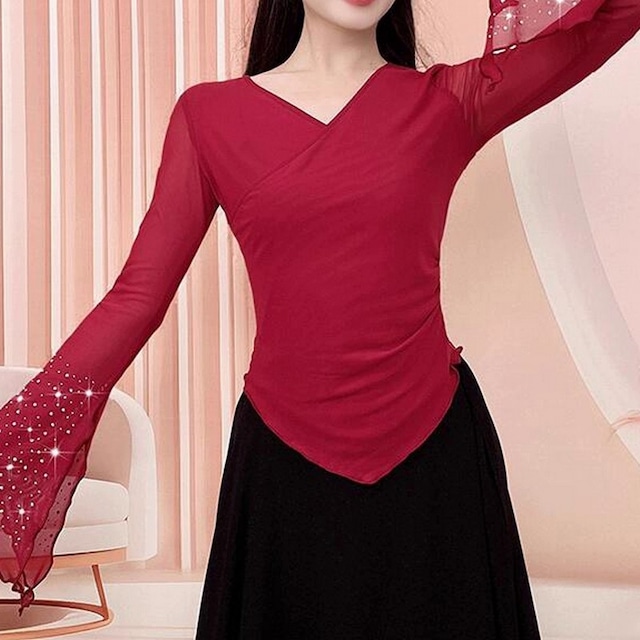 スターリースリーブ・エレガントトップス ds0911