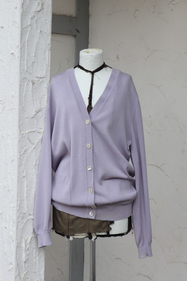cotton cardigan - made in Great Britain